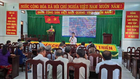 Công bố Quy hoạch tổng mặt bằng tỷ lệ 1/500 Khu tái định cư số 1 – Vĩnh Trường, xã Hòa Hội